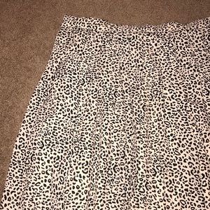 Cheetah maxi skirt